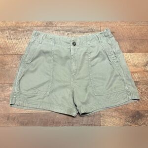 NWOT Everlane 100% Tencel Lyocell Soft Olive Shorts Size 14
